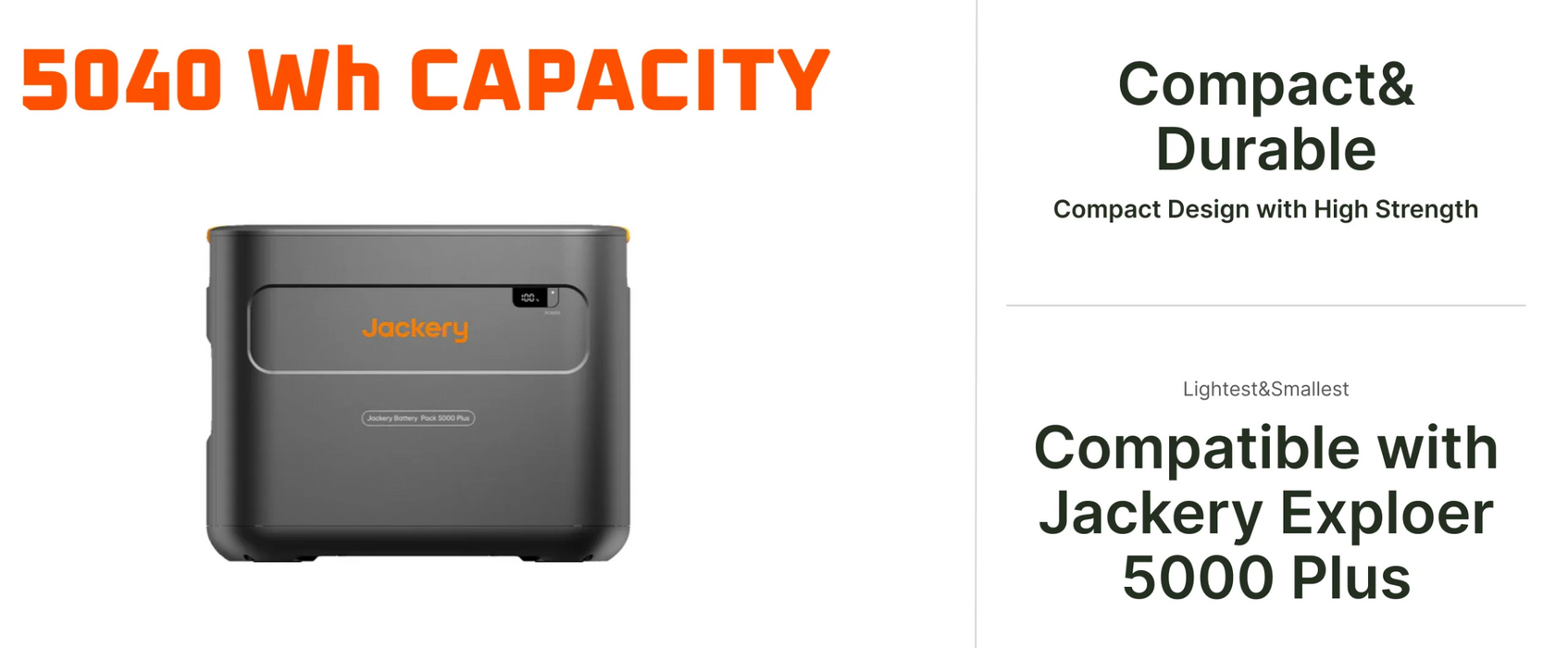 Jackery Battery Pack 5000 Plus