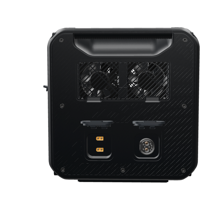 BLUETTI Apex 300 Versatile Power Station   3,840W | 2,764.8Wh | LiFePO₄ | $0.54/Wh 
on a white background showing l.e.d display and multiple outlets for off-grid power and emergency, rv, home backup power supply for sale with free shipping at  on a white background www.mygeneratorplus.com
