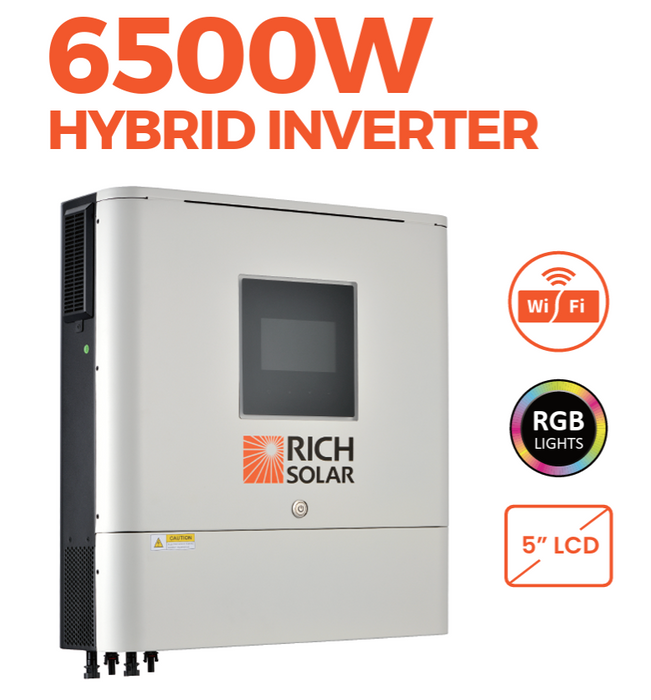 Rich Solar 4000W 48VDC-120VAC Complete Solar Kit