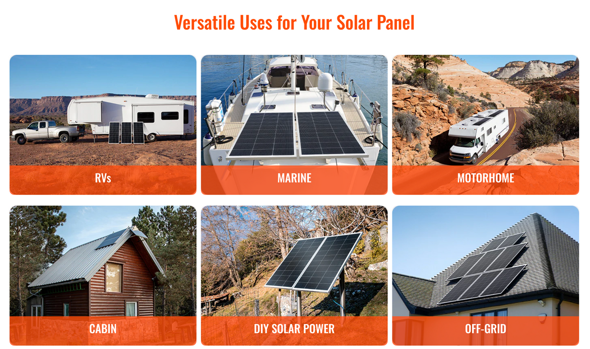 Rich Solar 2500W 48VDC-240VAC Complete Solar Kit