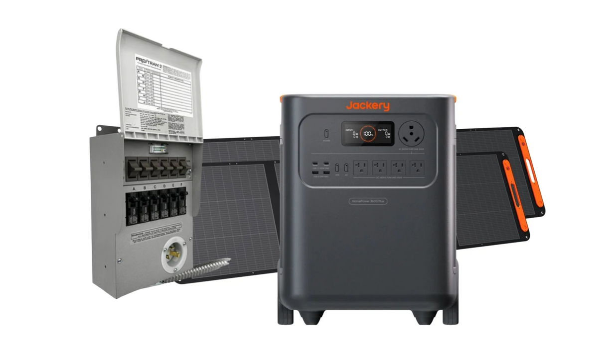 Jackery HomePower 3600 Plus Solar Generator + Choose Your Custom Package
