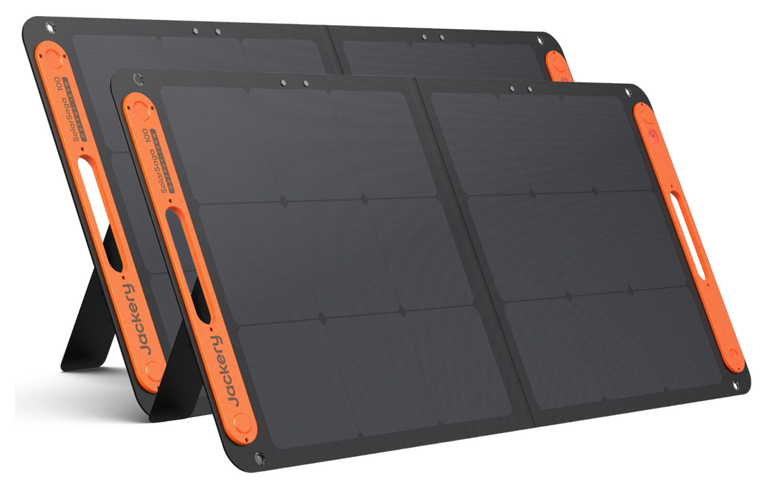 Jackery Explorer 2000v2 + 2 xSolarSaga 100W Solar Panel Solar Generator