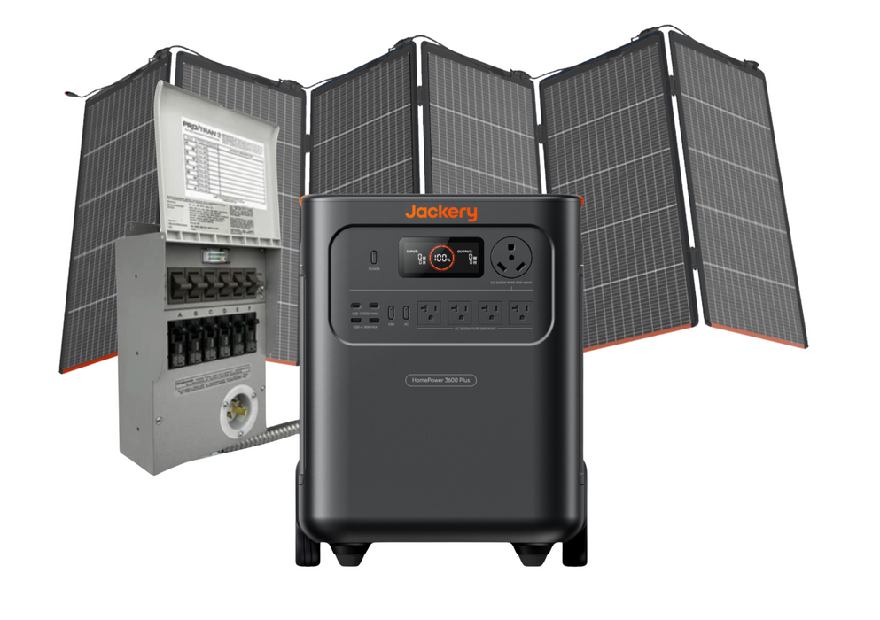 Jackery HomePower 3600 Plus Solar Generator + Choose Your Custom Package