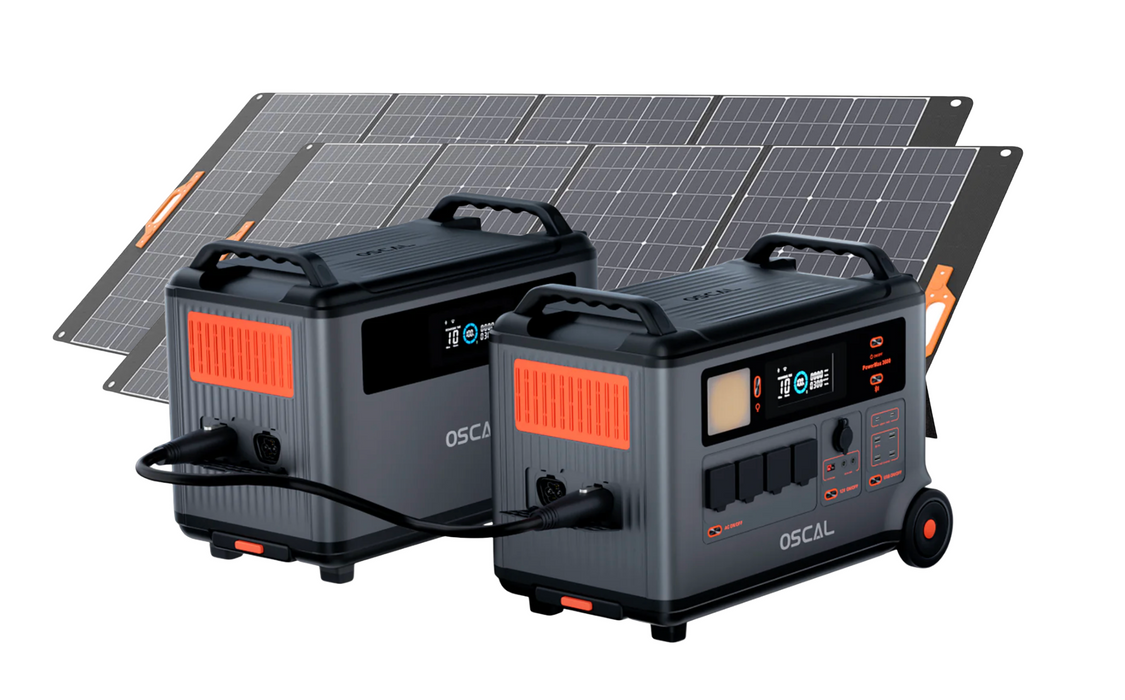 OSCAL PowerMax 6000 Solar Generator + Choose Your Custom Package
