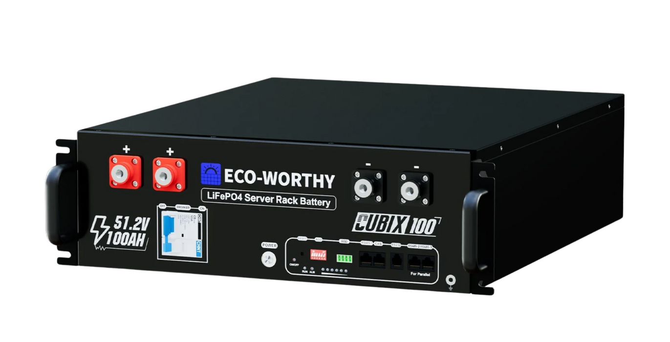 Eco-Worthy Cubix 100 48V 100Ah Server Rack Battery