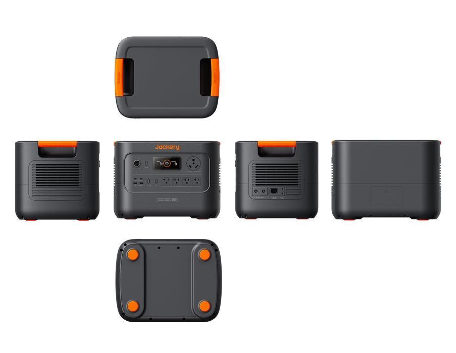 Jackery Explorer 3000 V2 With 2x 200W Solar Saga Solar Panels - Solar Generator