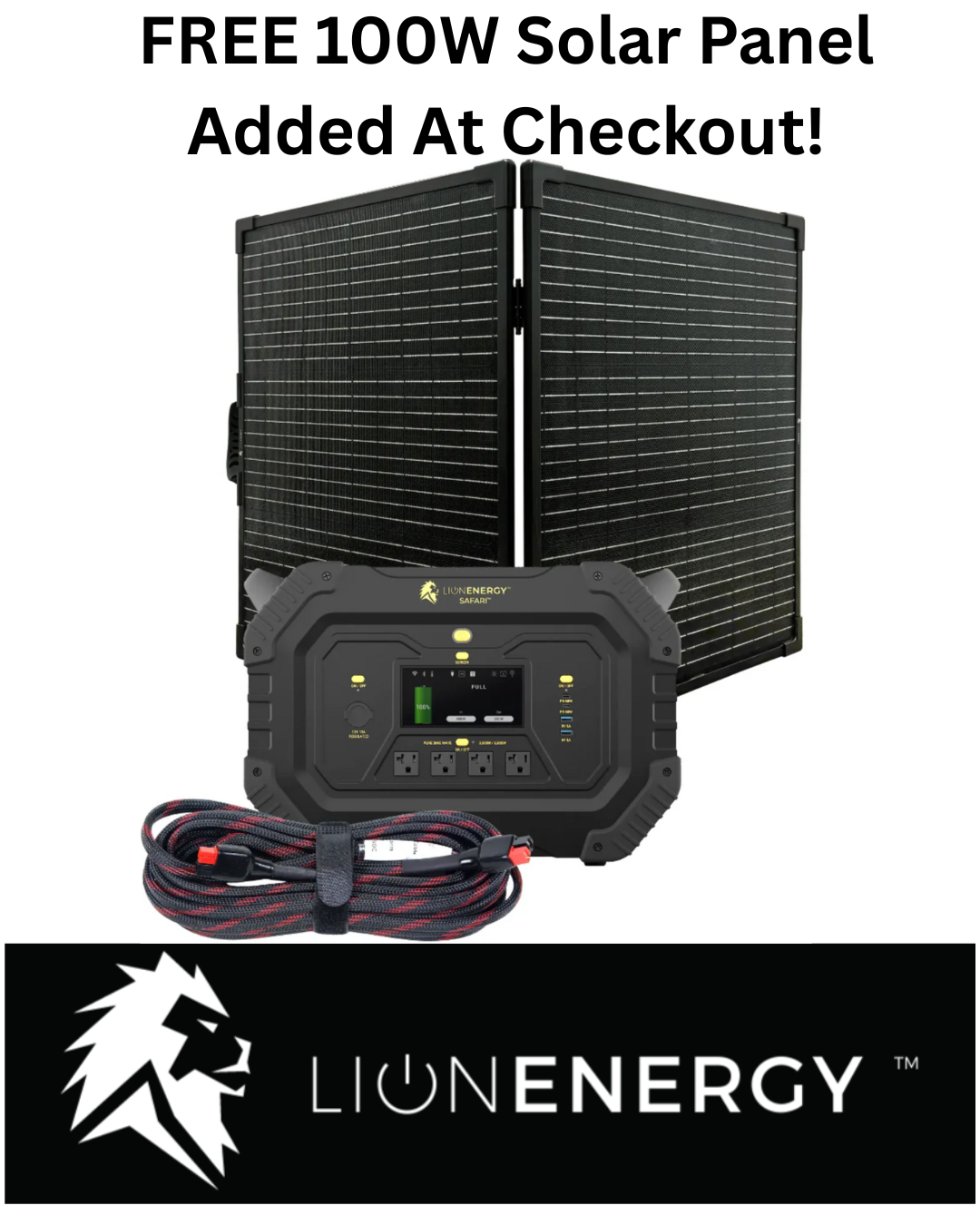 FREE 100W Solar Panel