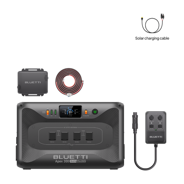 BLUETTI Apex 300 Versatile Power Station | 3,840W, 2,764.8Wh + Choose Your Custom Package