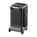 Anker SOLIX F3800 Portable Power Station - 3,840Wh | 6,000W+ Choose Your Custom Package from www.mygeneratorplus.com - power station on a white background showing key features and plugs wheels and extendable handle.