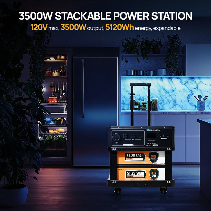 Eco-Worthy SL3500 Stackable Power Station