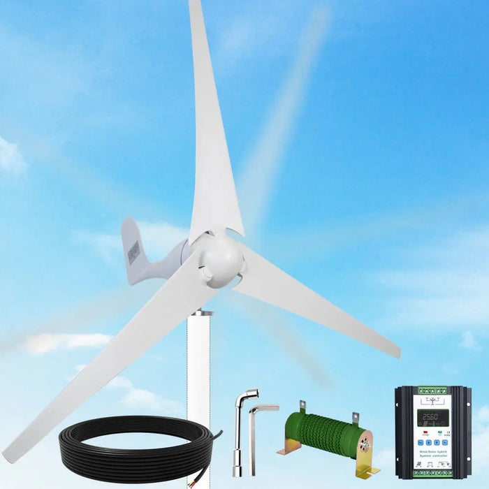 Eco-Worthy 400W 12V/24V Wind Turbine Generator With 40A Hybrid Controller Eco-Worthy