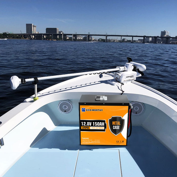 ECO-WORTHY LiFePO4 12V 150Ah Lithium Iron Phosphate Battery