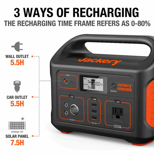 Jackery Explorer 500 Portable Solar Generator