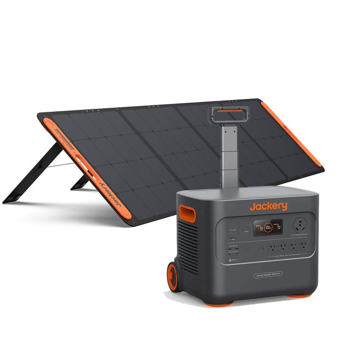 Jackery Explorer 3000 Pro Solar Generator + Choose Your Custom Package