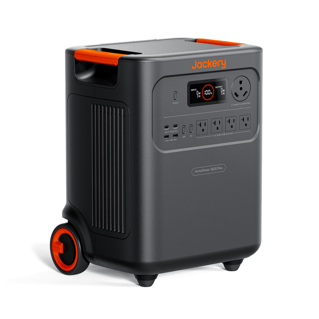 Jackery HomePower 3600 Plus Solar Generator + Choose Your Custom Package on a white background