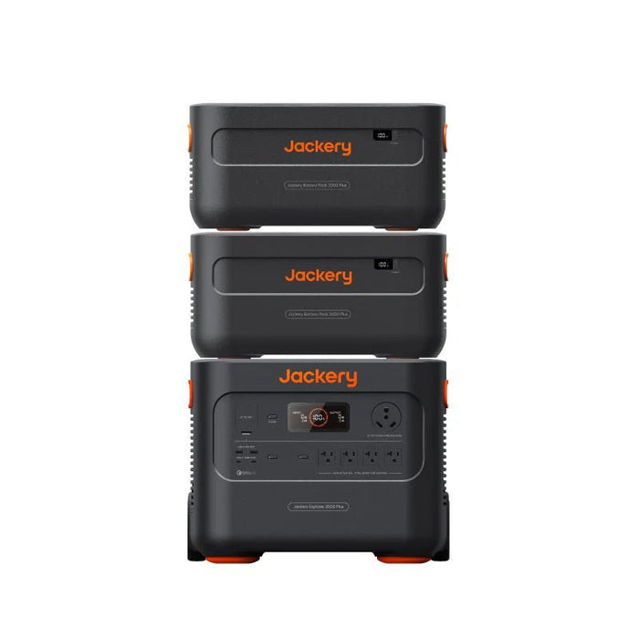 Jackery Explorer 2000 Plus 3000W + 2000 Plus Battery Pack Solar Power Station