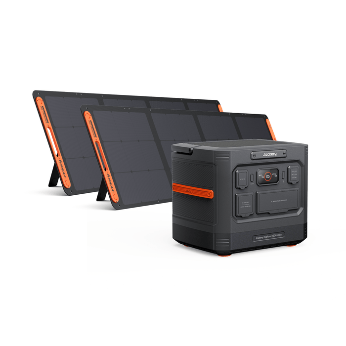 Jackery 1500 Ultra Solar Generator + Choose Your Custom Generator