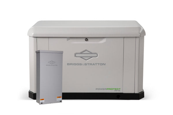 Briggs & Stratton 18/18kW Bundle (LP/NG) PP18, 200 amp Standard SED Transfer Switch + Symphony Choice Power Management Home Standby Generator