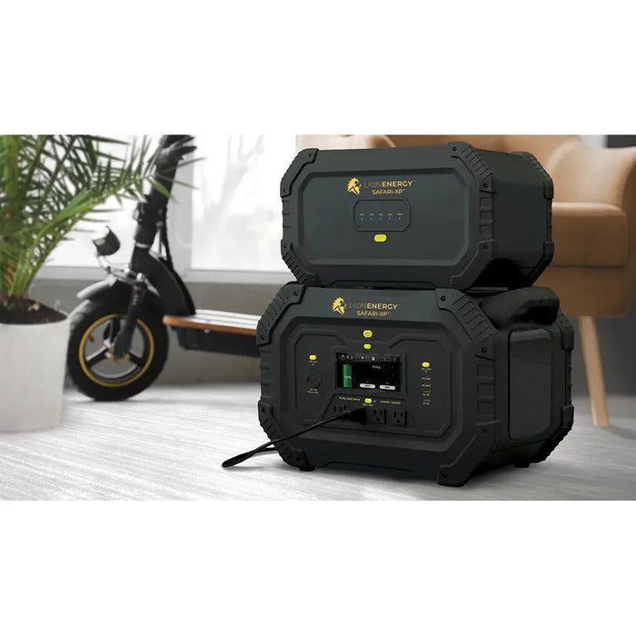 Lion Energy Safari Solar Generator 3,000W, LifePO4 Battery, 100W 24V Solar Panel + Choose Your Custom Package